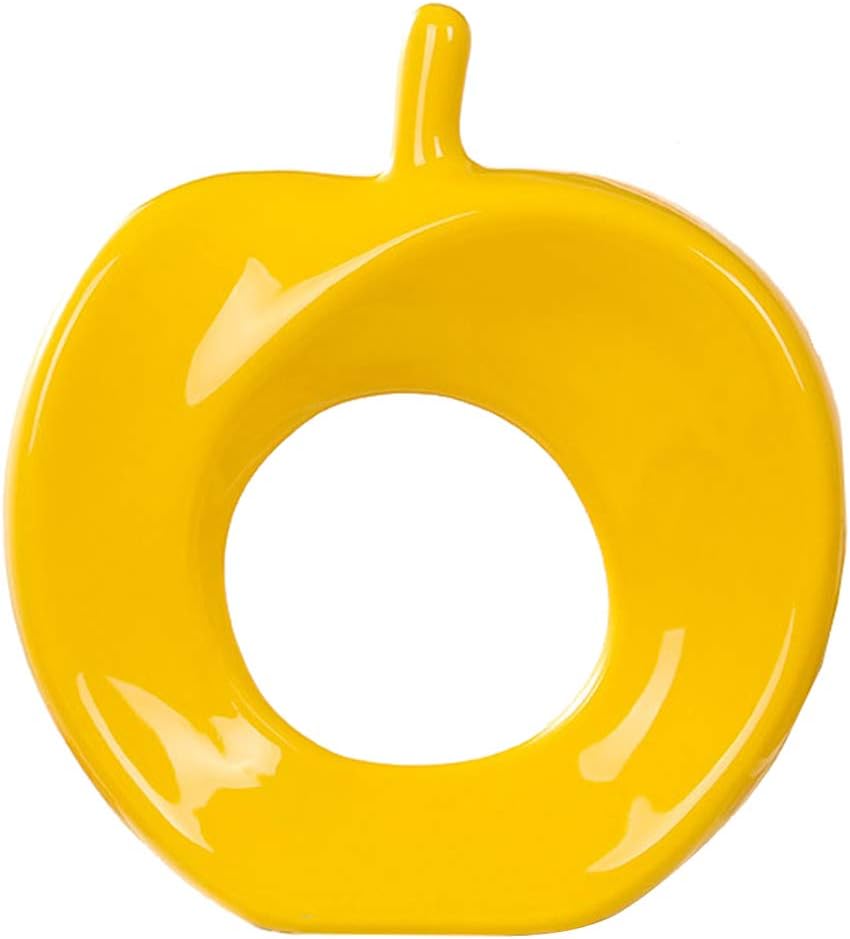 BESPORTBLE Ceramic Figurines Fruit Statue Decorative Sculpture Crafts Ornaments for Bookshelf Table Home Decor