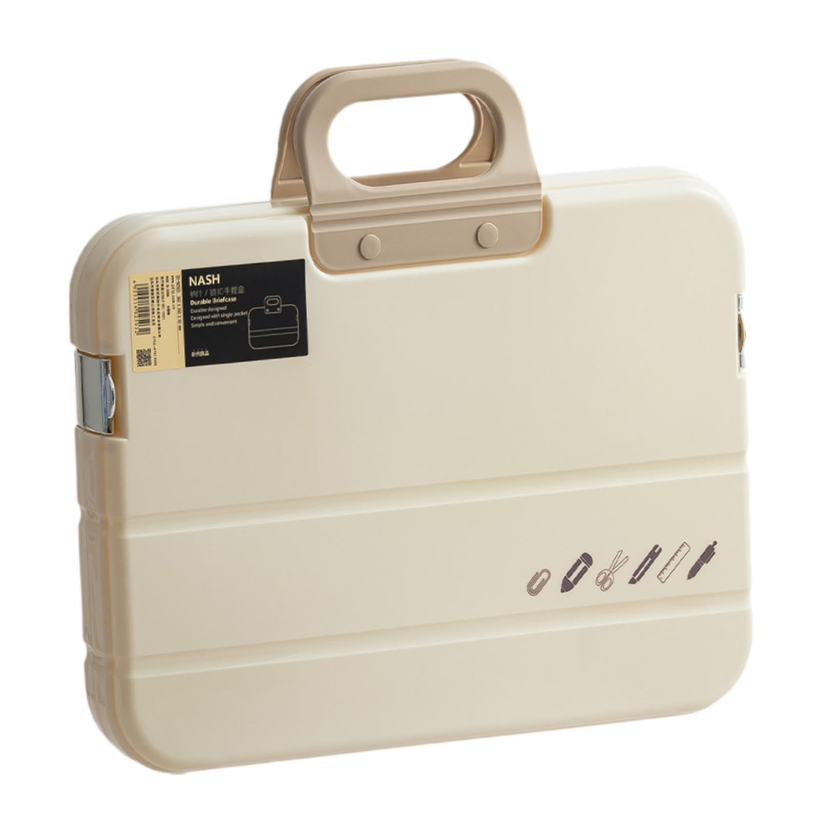 mophrati Lightweight Portable Document Box With Handle Business Trips Daily