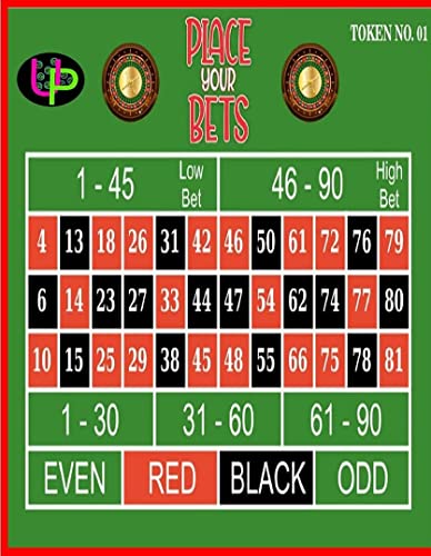 Image of Casino Tambola Tickets | Roulette Theme Housie Tambola Themed Bingo Game| Kitty Party Theme Housie Tickets | English | for Family & Friends (Set of 15 Tickets)