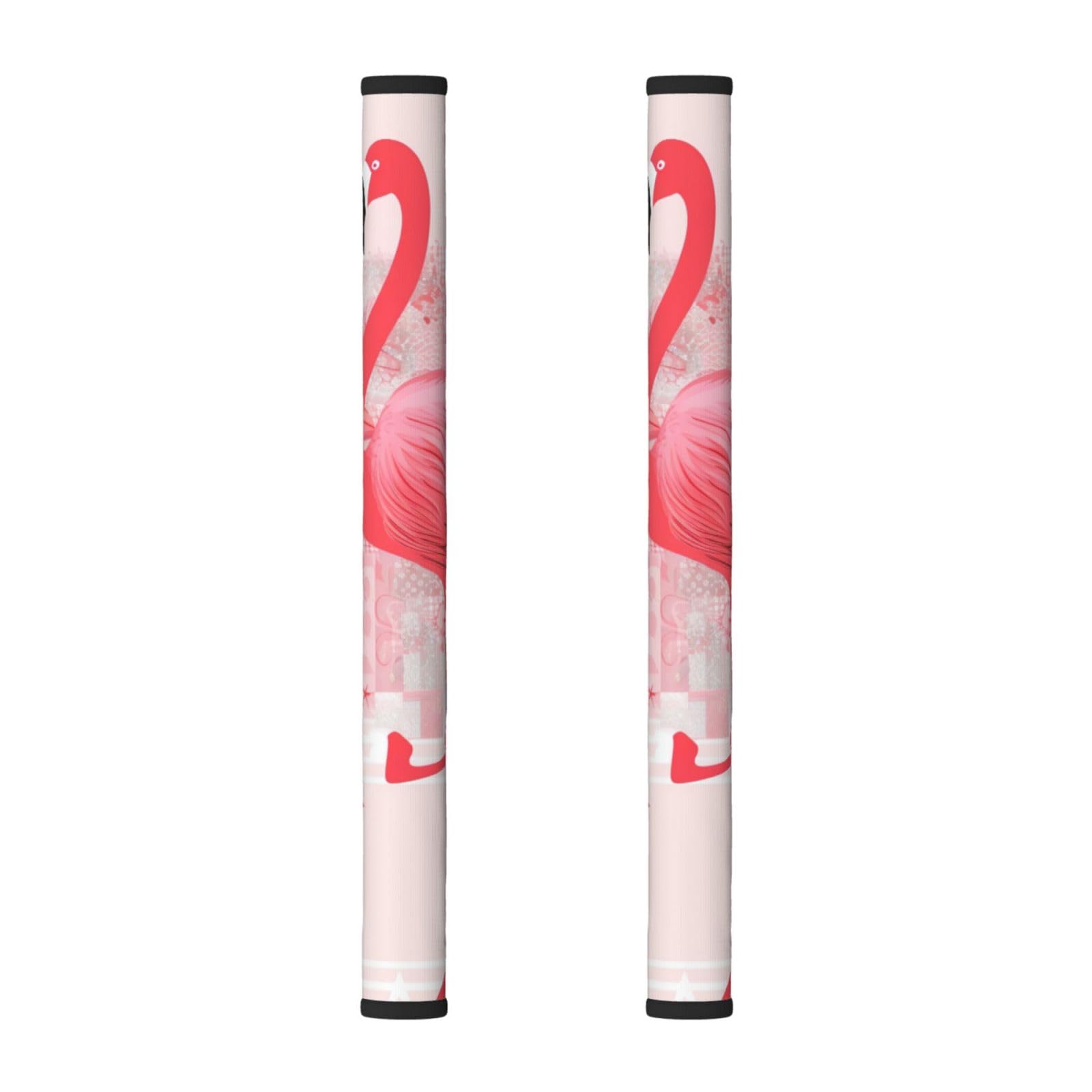 VGFJHNDF Refrigerator Door Handle Covers 2-Pack, Pink Flamingo and Snowflake Printed Protect and Decorate for Fridge Ovens Dishwashers