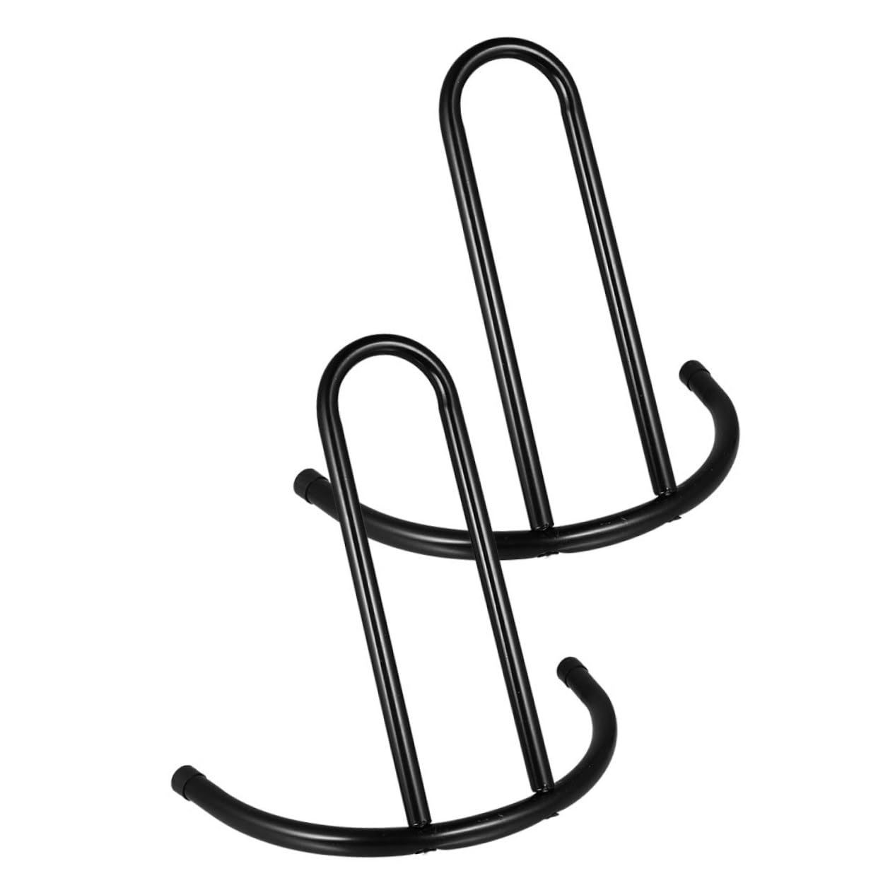 BESTonZON 2piezas Portabicicletas Soporte Metálico Para Bicicletas y Patinetas Soportes Para Estacionamiento Desmontable Para Interiores y Exteriores Equilibrado Adultos