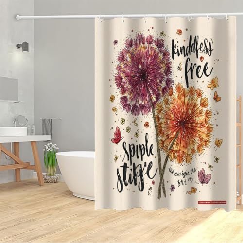 Rideau de douche anti moisissure 3D owl en polyester imperméable - 4