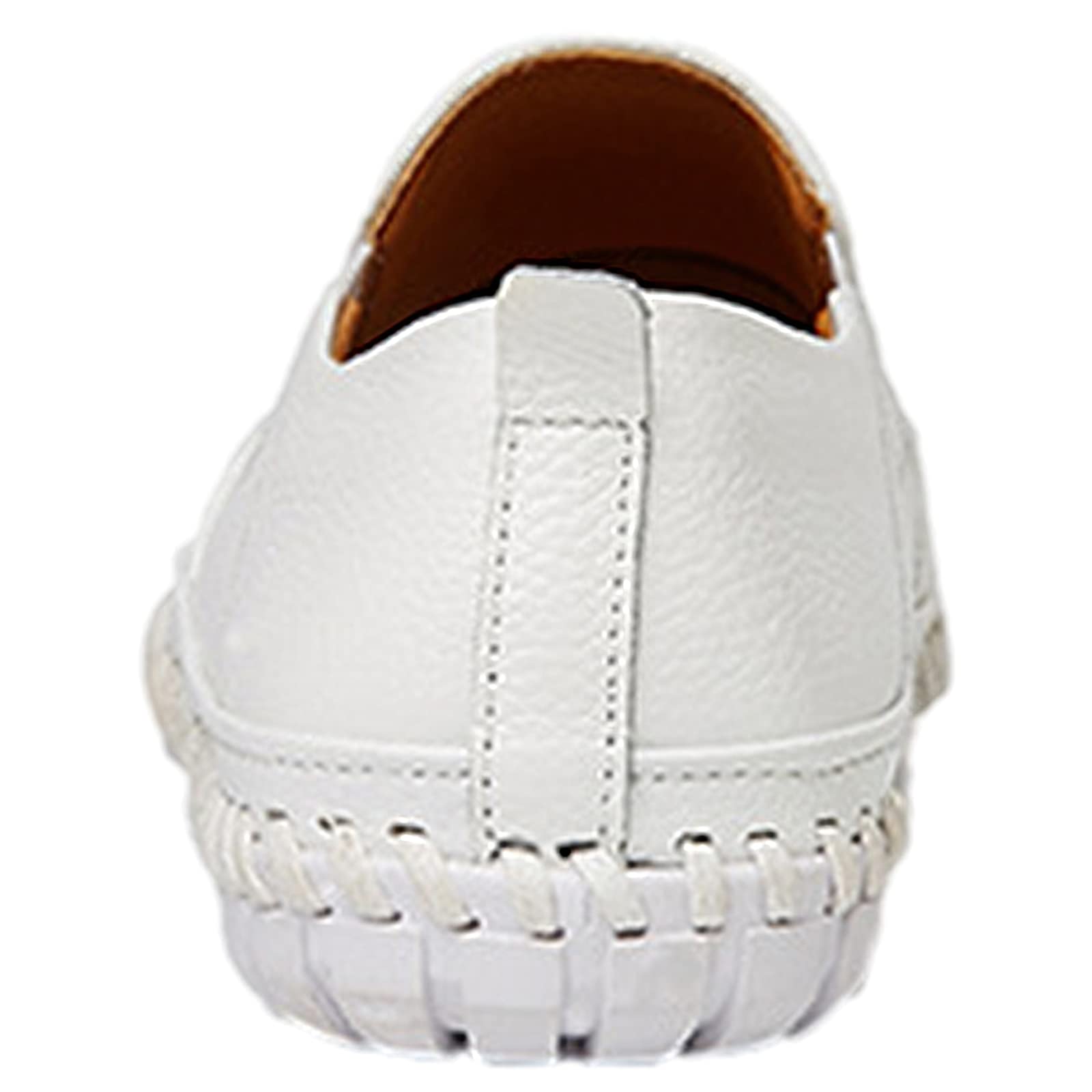 rismart Mocassin Homme Décontracté Plat Cuir à Enfiler Conduire Chaussure Chaussons