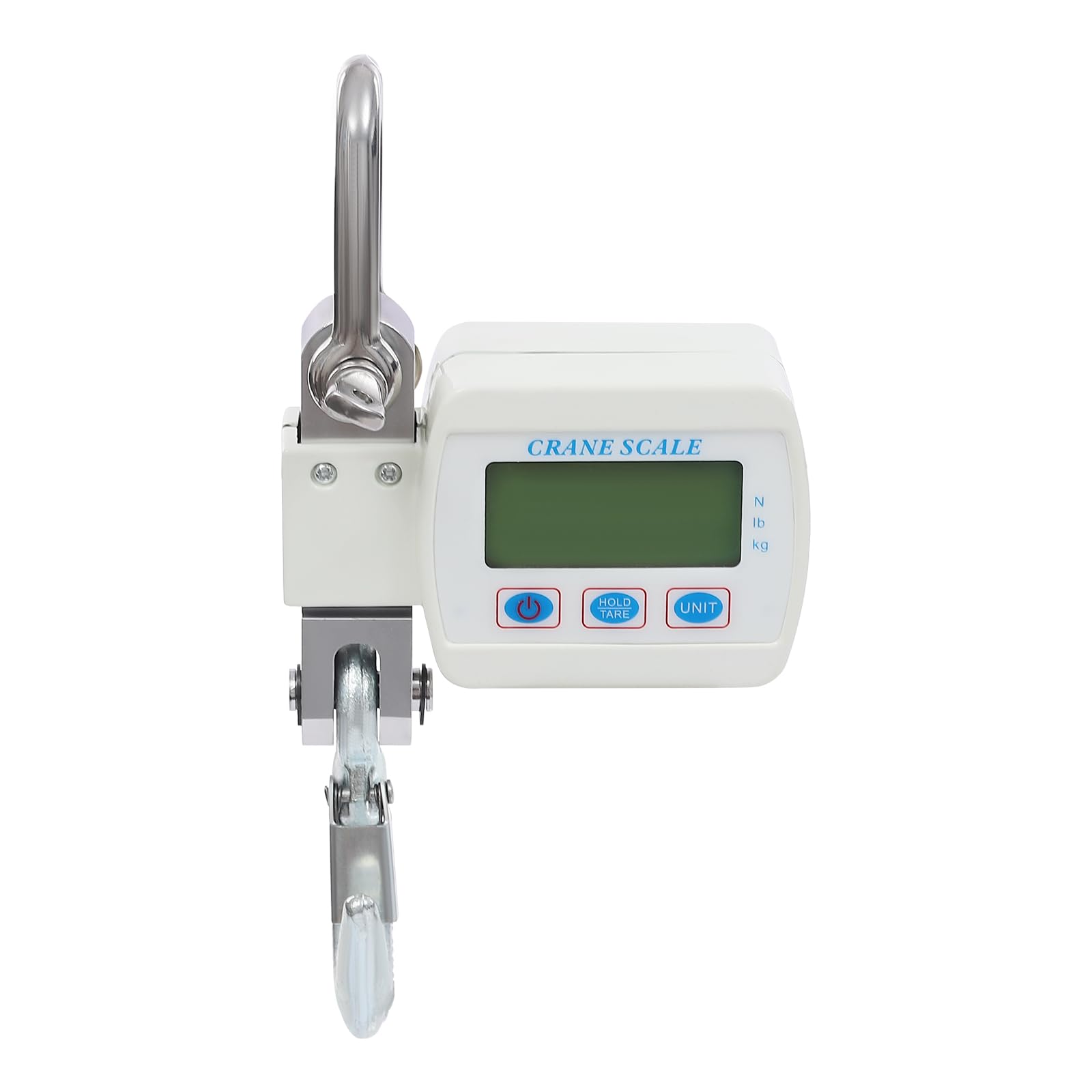 Báscula colgante digital de 500 kg, báscula electrónica colgante con sensor preciso y pantalla LCD, mini báscula portátil para granja, fábrica, caza