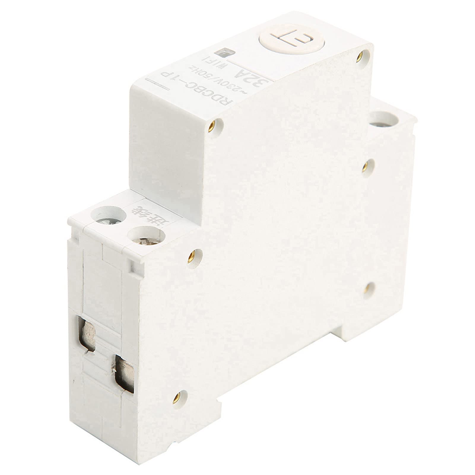 Bezpiecznik Fafeicy WIFI, inteligentny przełącznik zdalnego sterowania IP20, do skrzynki rozdzielczej, forma wyzwalania natychmiastowego C, 1P AC230V (1P 32A)