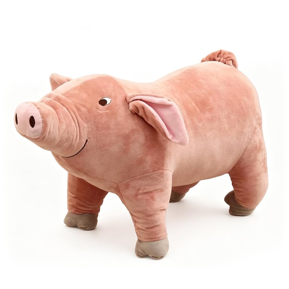 QYEHF Pig Plush,Piggy Plush Doll, Pig Plush Plush Animal,Soft Toy Doll Pillow,25CM for Cuddling Birthday Gift Christmas Birthday Gift Photography Tools