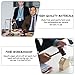 Zerodeko Courtroom Gavel 1 Set of Judge Hammer and Gravel, Wooden Auction Hammer, Gavel and Sound Round Block for Judge, Lawyer, Auction Court Craft