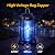 Bug Zapper Outdoor,15w Electric Mosquito Zapper with LED Light for Indoor,4200V Insect Fly Zapper Waterproof with 8.92ft Power Cord,Fly Trap Outdoor for Home,Patio,Backyard,Garden,Camping