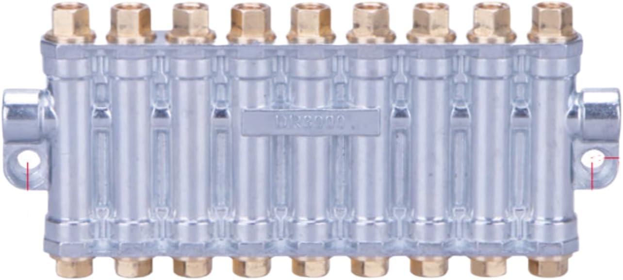 1pcs Quantitative Oil Distributor Distribution Valve + Connector(9-Digit)