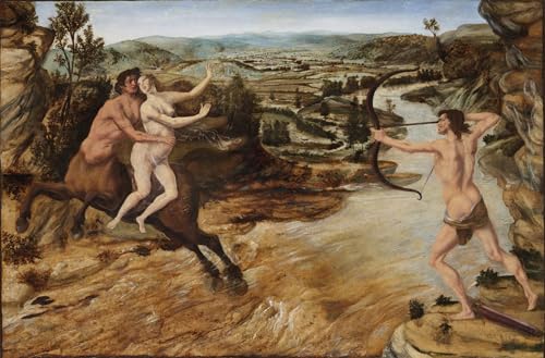 Poster Hercule et Déjanire de Pollaiuolo : Tableau Graffiti Art Mural 60x90cm pour Salon