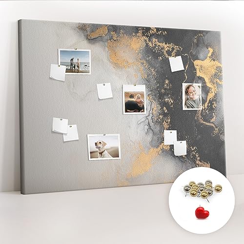 Planche liège horizontale 140x100 cm grand tableau mural pour bureau - 2