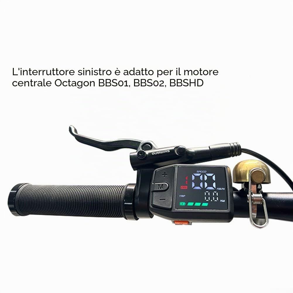 Display LCD a colori Strumento LCD Adatto Per-Bafang Centro Motore BBS01 02HD Meter BAFANG-DZ41