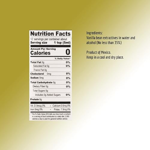 Miniatura 2 de Extracto de vainilla mexicana pura Gran Reserva Molina 2 Fl Oz