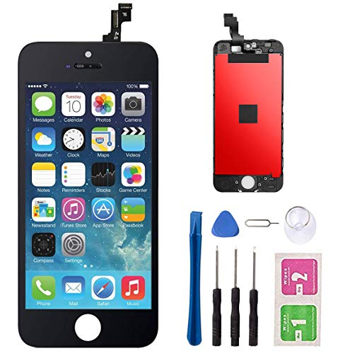 Screen Replacement for iPhone 5s-SE Black LCD Display Touch Screen Digitizer Replacement Full