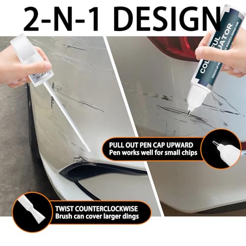 Image of Car Touch Up Paint(R-569M Radiant Red Metallic) for Honda OEM Color Match | Car Scratch Remover Pen 2-in-1, Automotive Scratch Repair Kit, Quick & Easy Solution to Repair