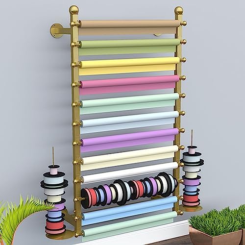 Wall-Mounted Retail Display Rack for Ties, Scarves, Belts & Towels - Metal Shelving with Hanging Bar, Perfect for nizing Accessories in Stores