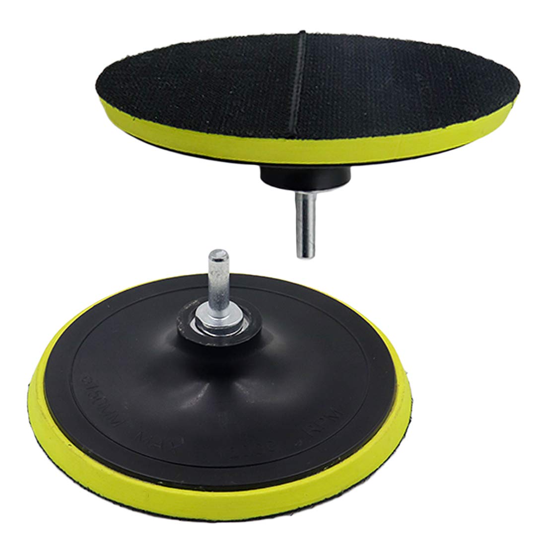 ZXHAO 6 inch Hook & Loop Backing Pad Orbital Sander Polisher Sanding Pad w M14 Drill Adapter 2pcs