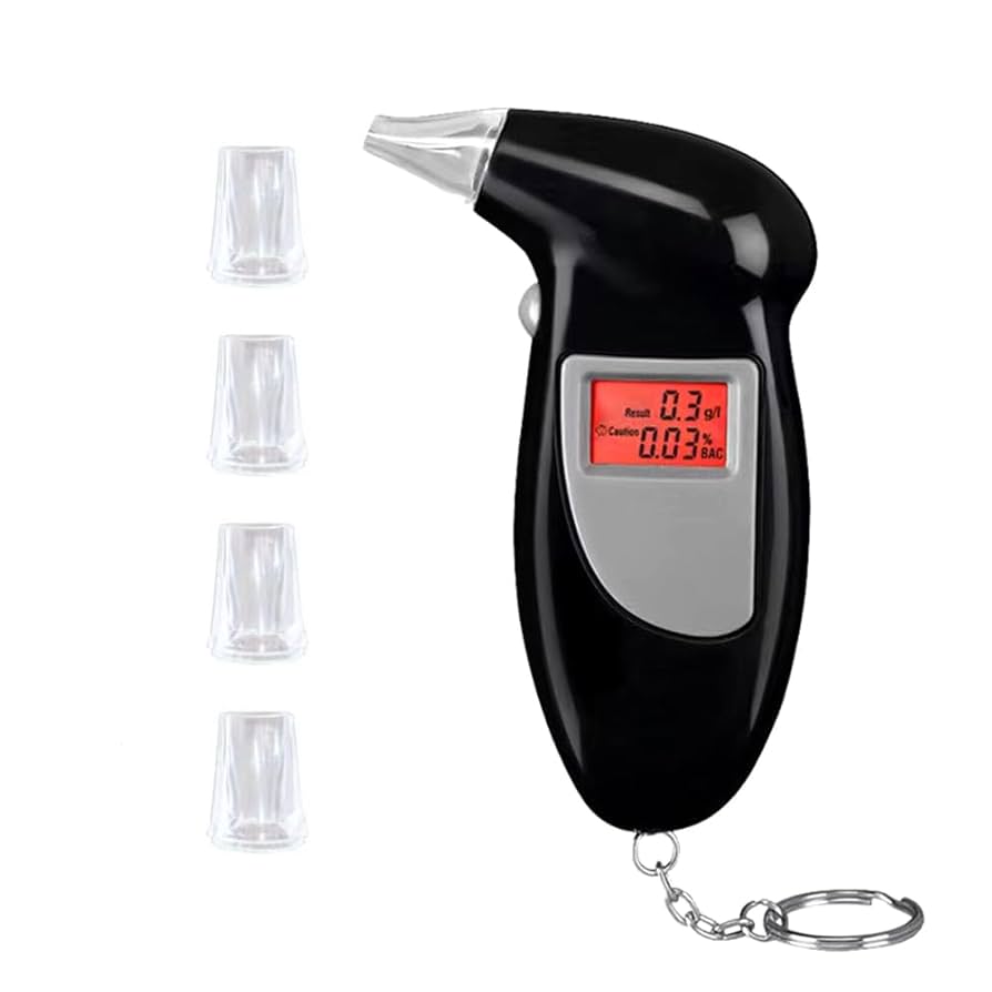 Flintronic Breathalyser Police Accurate, Professional Alcohol Meter