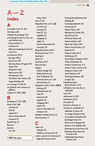 Lonely Planet Cruise Ports European Rivers 1 (Travel Guide) #TOP5