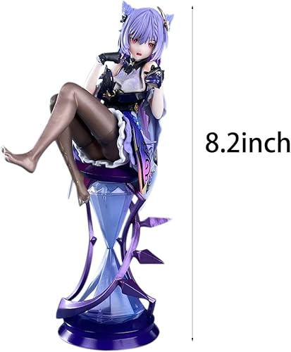 Miniatura 4 de Juegos populares KeQing 17 Figura Siete Estrellas de Liyue Juego Carácter PVC Colección Modo 8.2inch Caja Original Embalaje