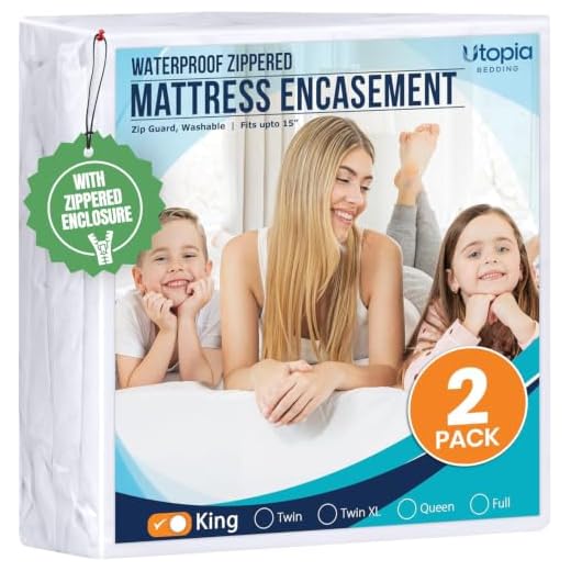 Utopia King Size Mattress Encasement Pack