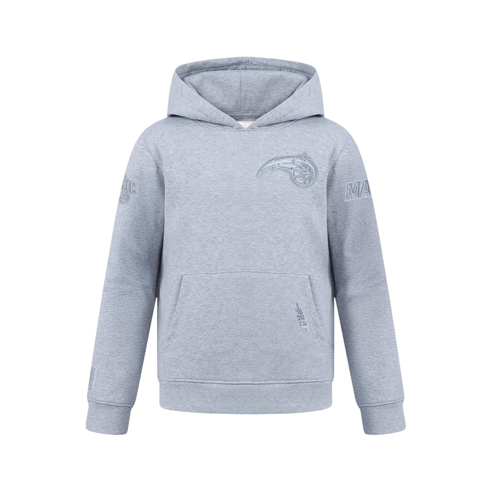 Pro Standard Boy's NBA Neutral Bb Fleece Po Hoodie Hooded Sweatshirt, Dark Heather Grey, L โ image 1