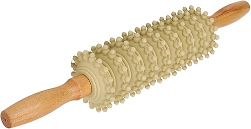 Miniatura 8 de Rodillo de masaje fascia, Rodillo de madera, Puntos de gatillo, Pierna delgada, Afloja la celulitis, Rodillo de masaje de fascia para heridas