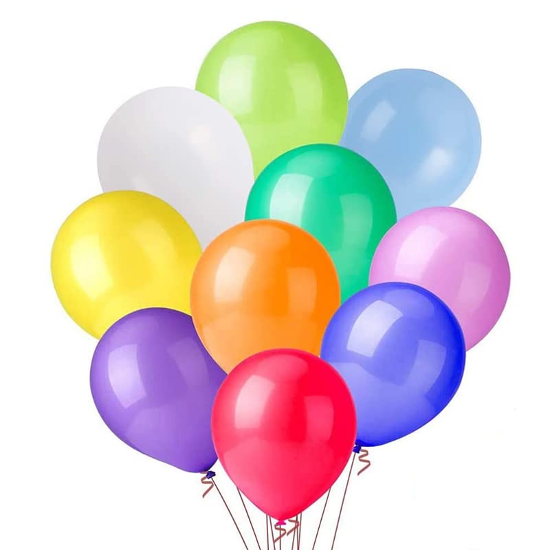 200 Adet Renkli Balon Karışık Renk Parti Doğum Günü Kutlama Özel Günler