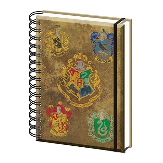 HARRY POTTER sr72083 Hogwarts de los Escudos – Cuaderno tamaño A5 Notebook