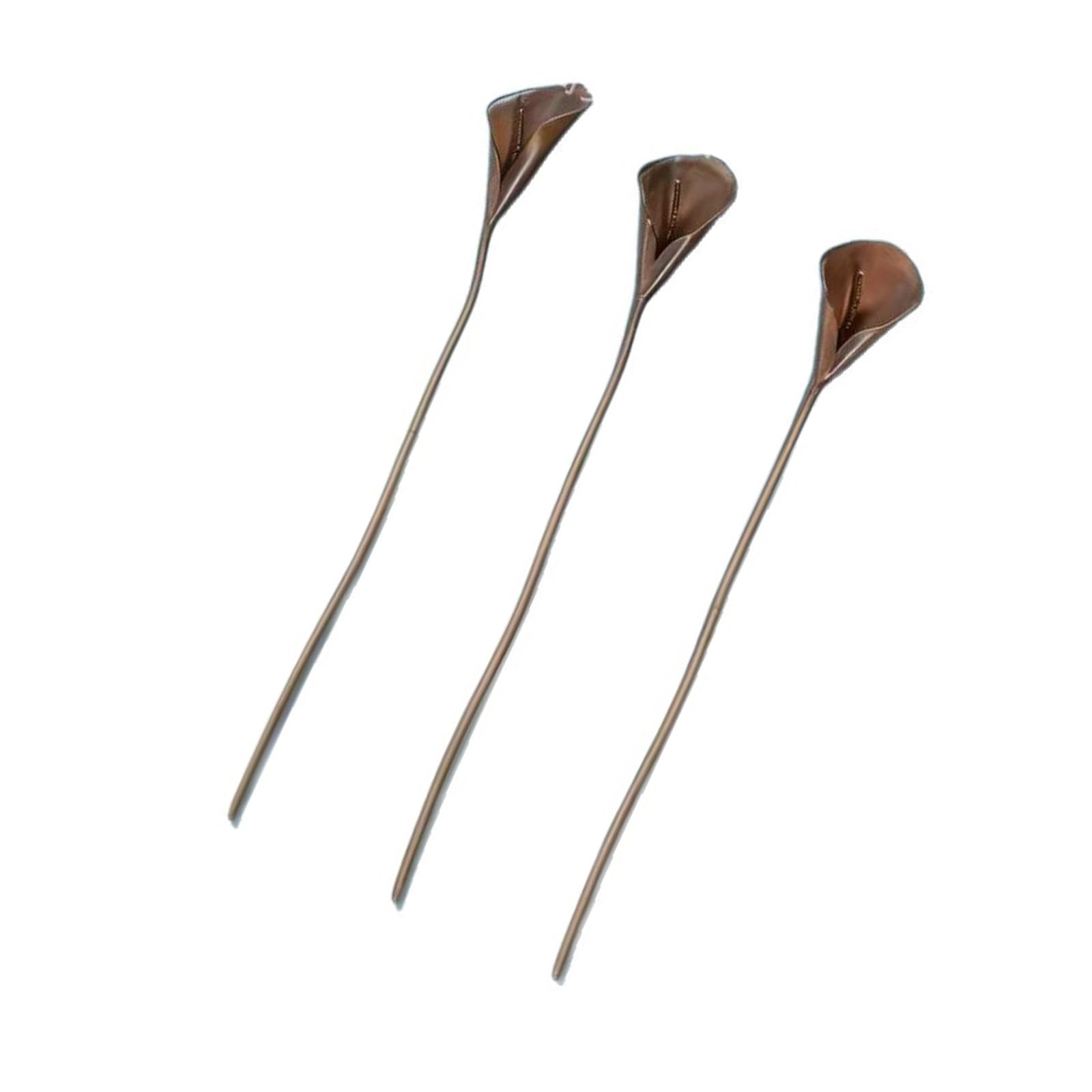 Estacas de jardín de hierro forjado envejecido, decoración elegante y resistente para patio