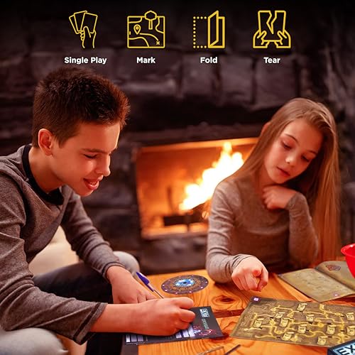 Thames & Kosmos EXIT: The Magical Academy, Escape Room Card Game, Board Games for Game Night, Family Games for Adults and Kids, For 1 to 4 Players, Age 10+, Blue - Image 3