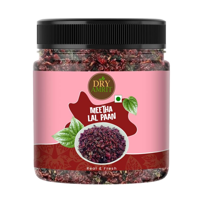 DRY AMRIT Meetha Lal Paan Mukhwas (Sweet Gulkand Pan Mix) 500gm| Mouth Freshener & Digestive | After-Meal Snack | Made with Gulkand, Betel Leaf & Fennel | No Supari | Refreshing Red Paan Mix-image-11