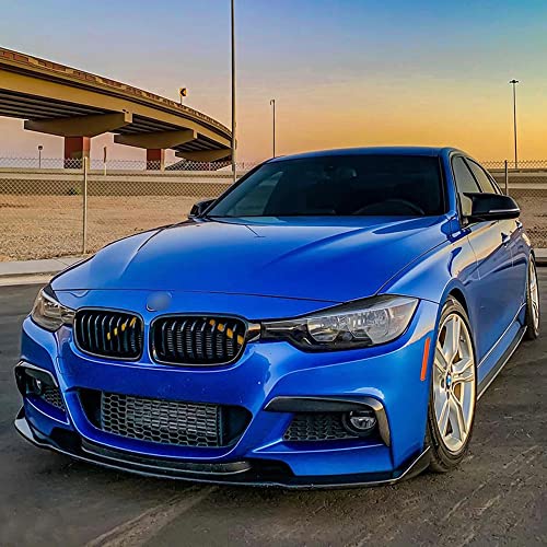 Image of SANRILY For BMW Grill Stripes Accessories Premium Grille Inserts Trims for BMW F20 F30 2012-2016, 1 2 3 Series 328i 320i 4 Series F36 Grill Inserts-Yellow