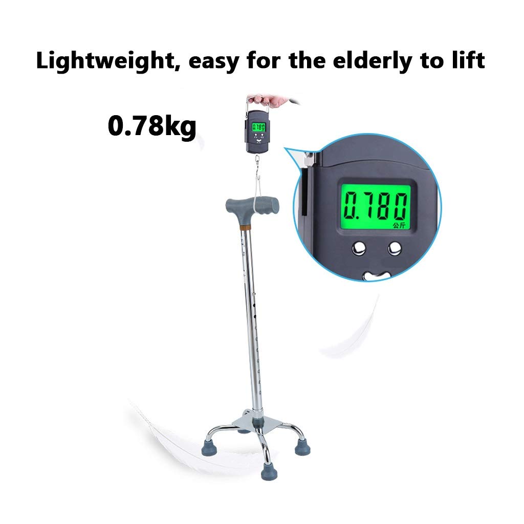 YXCKG Bastón para Caminar para Hombres Y Mujeres, Bastón De Paseo De Altura Ajustable 66-89 Cm, Ligero Bastón, Adecuado para Ancianos, Padres, Pacientes Ortopédicos.