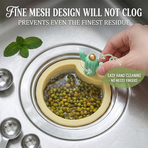 Colador Cactus para Fregadero de Cocina con Drenaje Automático miniatura 5