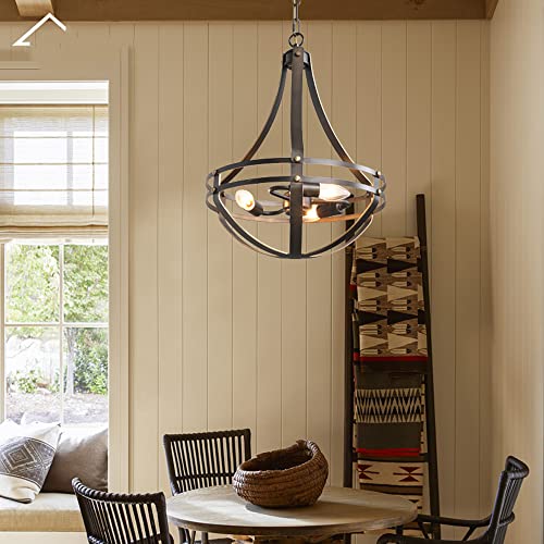 Luminaire suspendu américain à 3 pendentifs E14 et éclairage classique pour salon salle à manger - 2