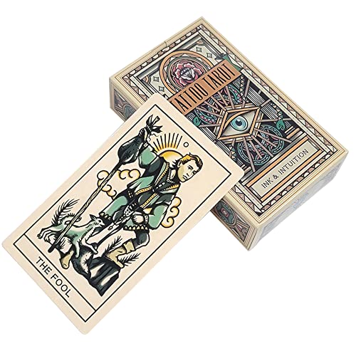 Kiuiom Cartas de Tarot, Tarot Clásico, Tarot Deck, Baraja Adivinatoria de Tarot Tiradas de Tarot...