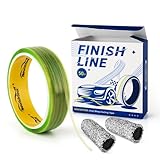 NEWISHTOOL Vinyl Wrap Cutting Tape Knife Less Finish Line Tape Tool, 3.5mm x 50 Meter Roll (164 Ft) Wrap Edge Cutting Detailer Tape with 2 PCS Finger Cots for Precise Cut Graphic Film Without Blade
