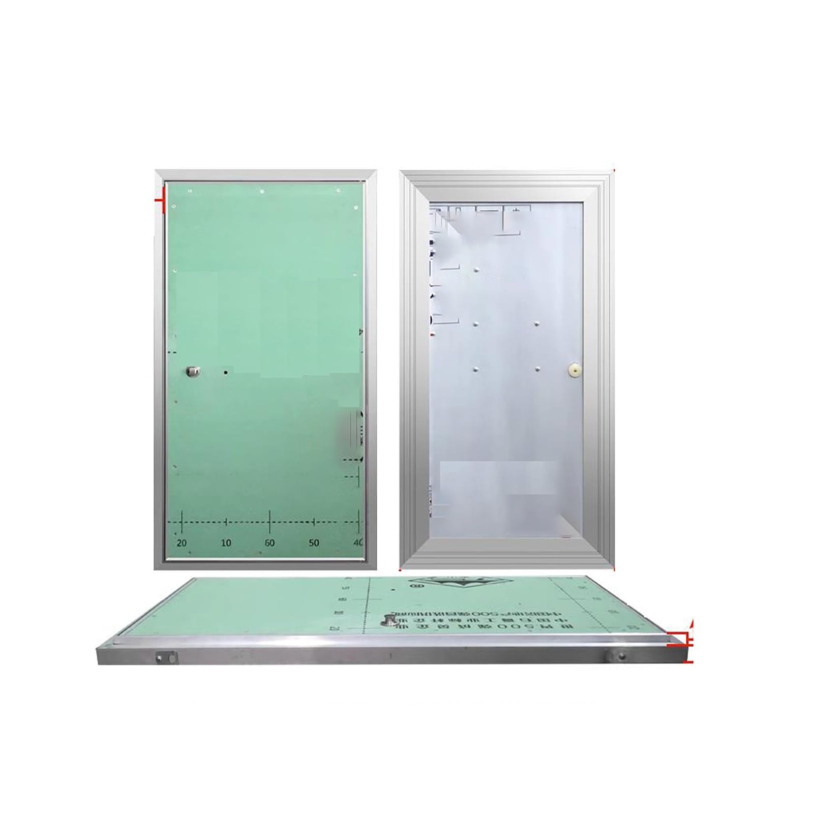 Pannello di accesso per cartongesso - Design quadrato, da incasso e verniciabile, facile installazione per controsoffitto