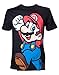 Produktbild Nintendo Herren T-Shirt Super Mario Mehrfarbig (Schwarz)- X-Large