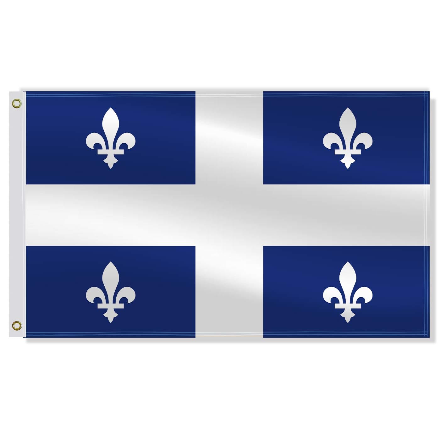 Bandiera Quebec 3x5 Piedi - Bandiera Provincia Canada - RFCO
