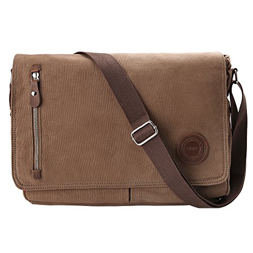 Gibgas Borsa Messenger marrone marrone