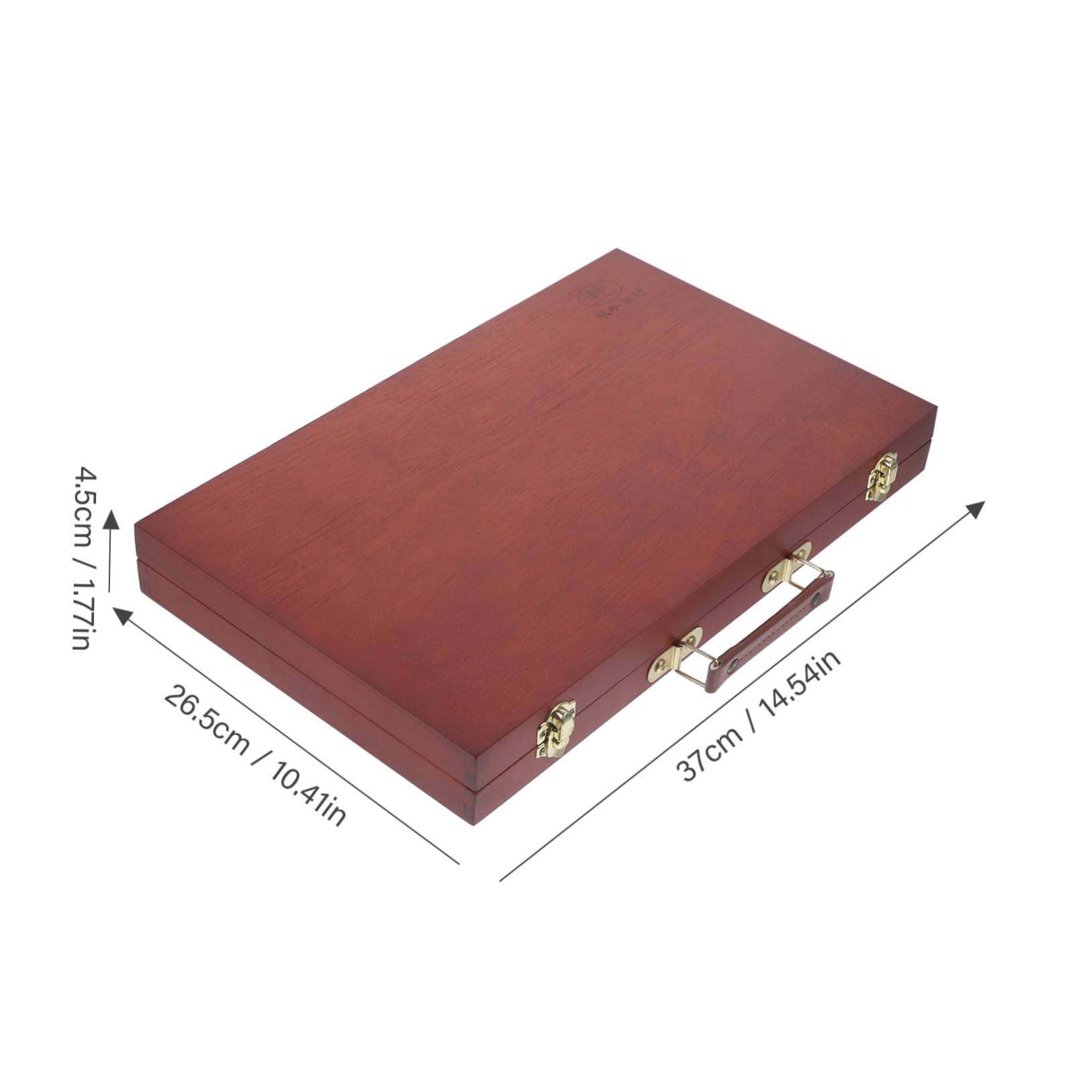 BELLIFFY Wide Application Wood Portable Art Supplies Storage European Style Painting Box