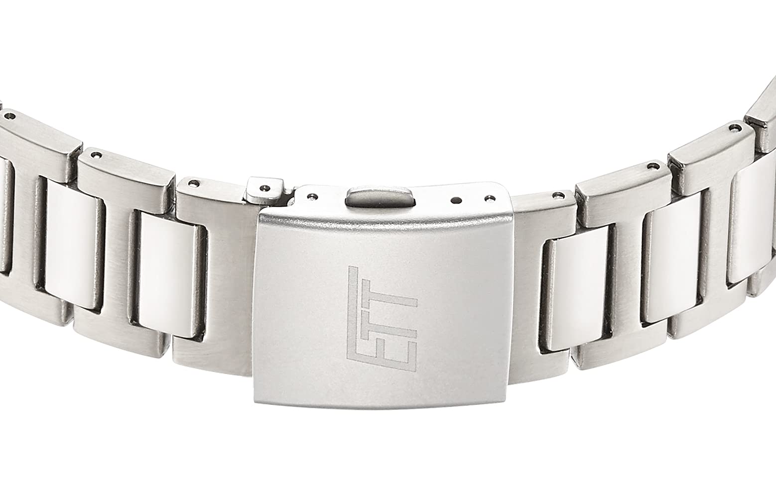 ETT Eco Tech Time Funk Solar Herren Uhr Analog mit digitalem Datum mit Titan Armband EGT-11465-51M