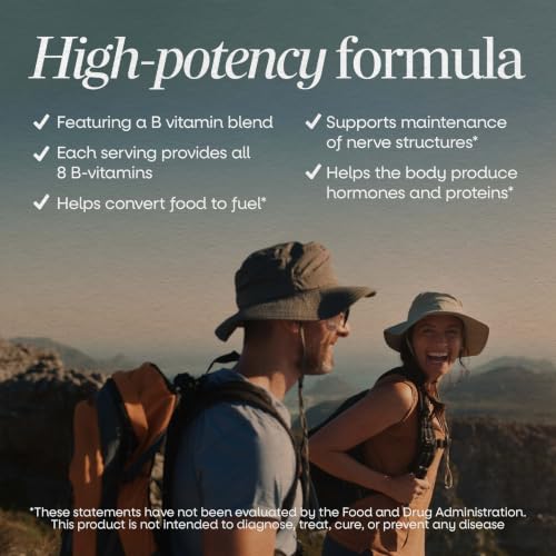 Nature's Way B-50 Complex, Supports Cellular Energy & Nerve Health*, 8 B-Vitamins, With Folic Acid, Biotin, Niacin & More, Gluten Free, 100 Capsules (Packaging May Vary) - image 3