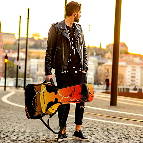 Étui de protection rembourré pour guitare acoustique classique, Multicolore 05, 42.9×16.9×4.7 in, Organiseur de sac - Les Beatles, Paul McCartney, John Lennon, RIngo Starr, George Harrison Étui de protection rembourré pour guitare acoustique classique, Multicolore 05, 42.9x16.9x4.7 in, Organiseur de sac – Image 7