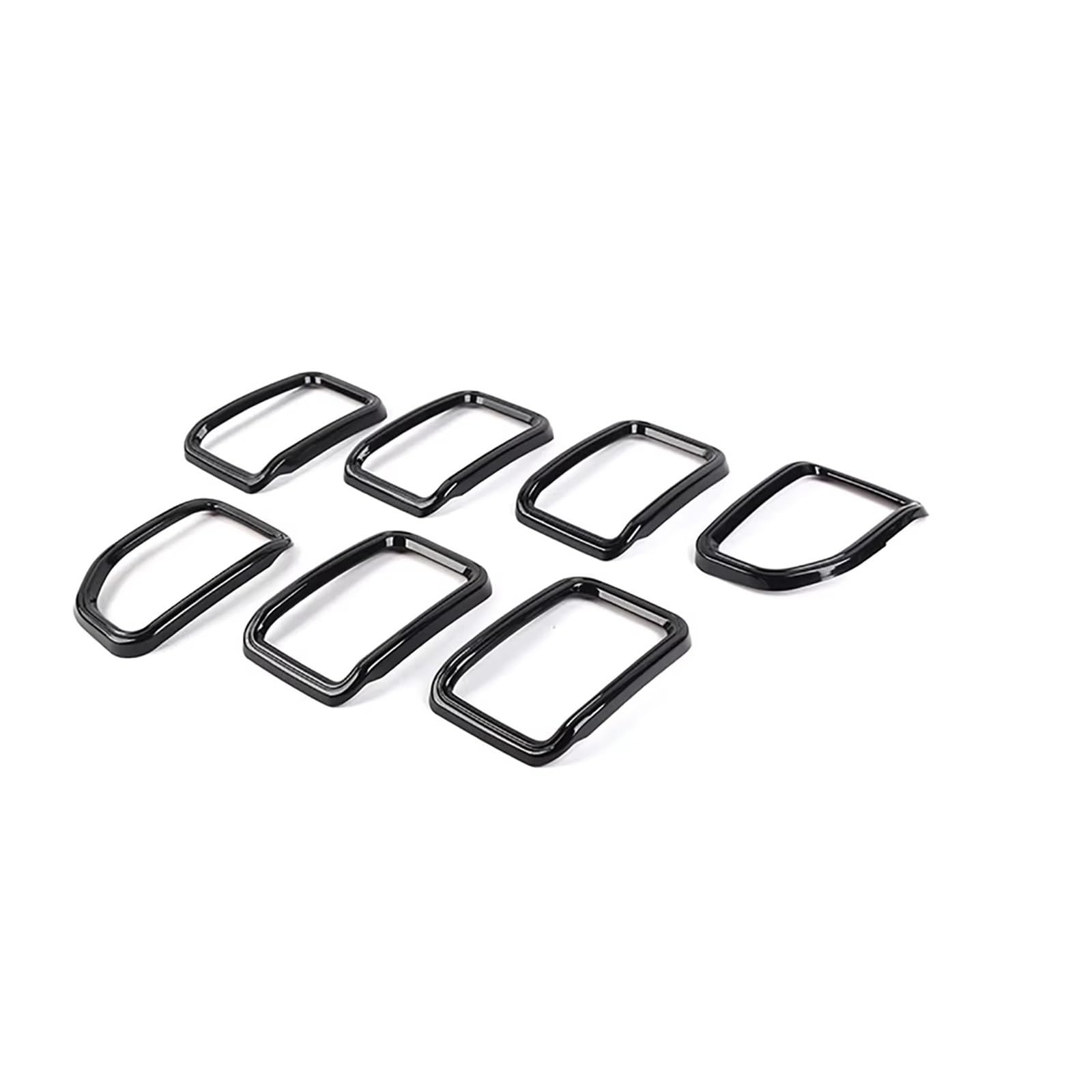 Marco para parrilla delantera de Jeep Compass 2021-2025 con acabado elegante y resistente 8