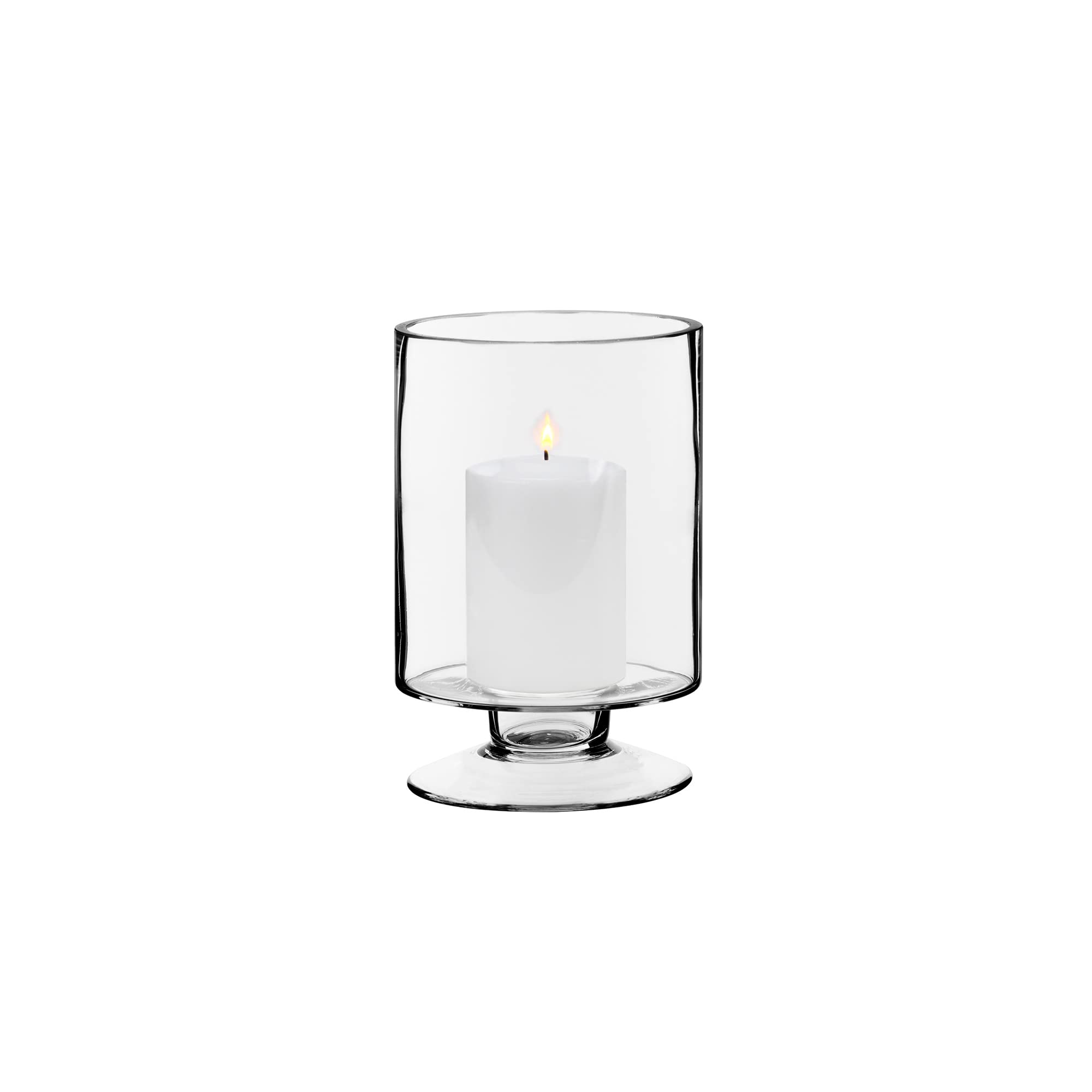 Buy CYS EXCEL Glass Hurricane Pillar Candle Holder (H6" W3.75