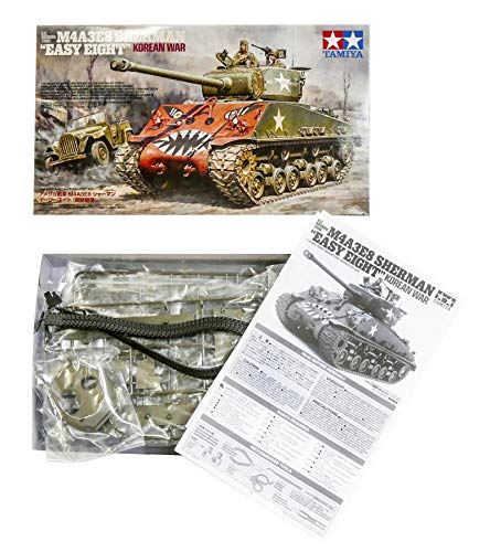 Tamiya TAM35359 35359 1/35 Us Medium Tank M4A3E8 Sherman Plastic Model Kit thumb #1