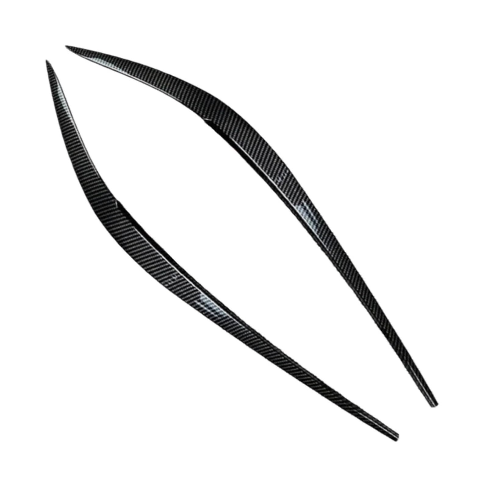 LUOWEINA 2Pcs Car Headlight Lamp Eyebrows Cover Trim Stickers,Fit for 3 Series G20 G28 2019-2023 car Eyebrow Decoration
